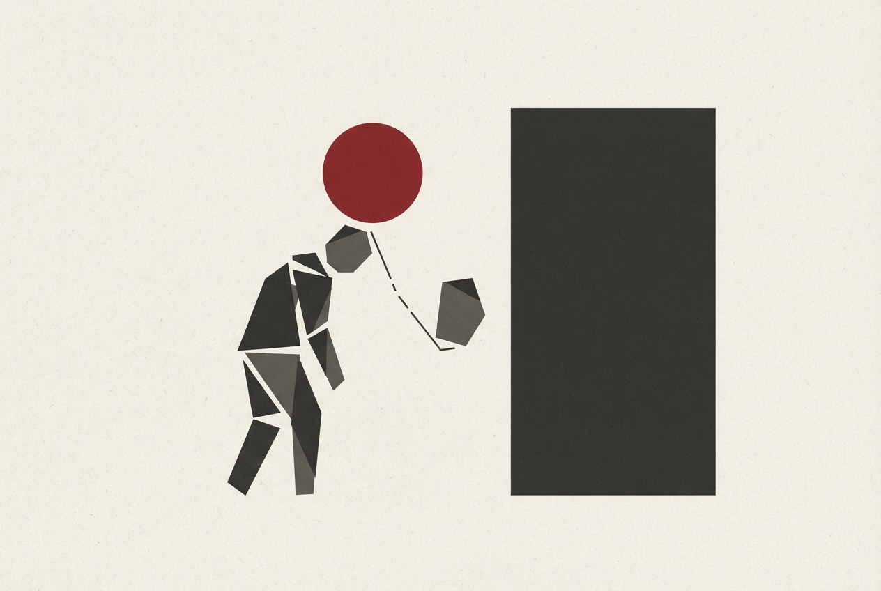 Abstract editorial illustration