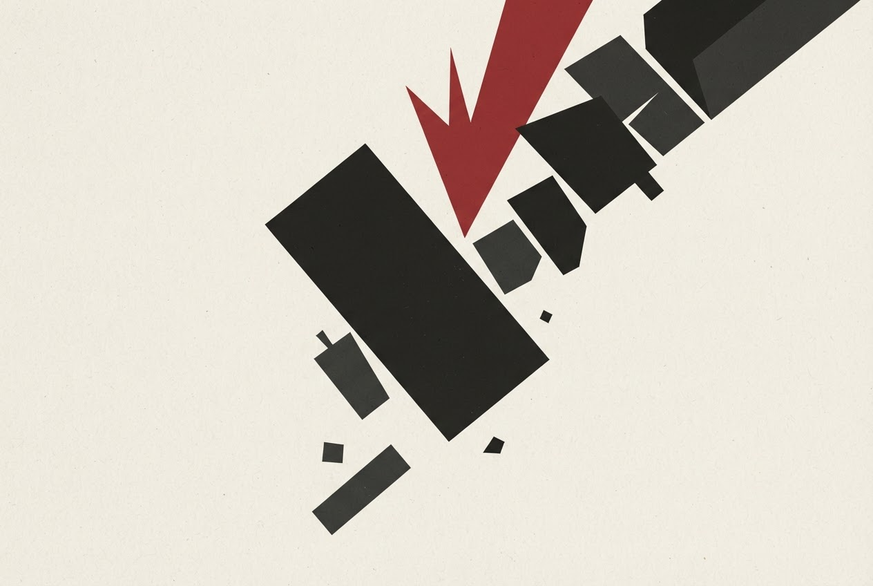 Abstract editorial illustration