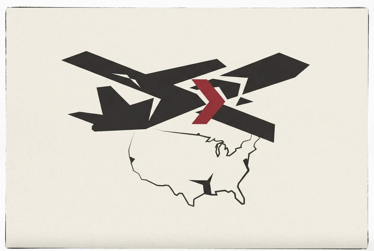 Abstract editorial illustration