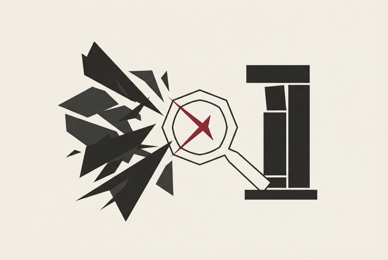 Abstract editorial illustration