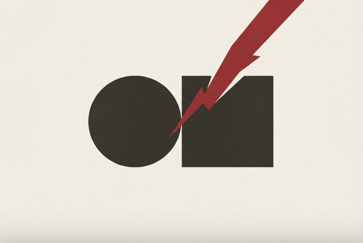 Abstract editorial illustration