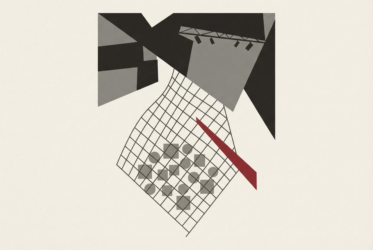 Abstract editorial illustration