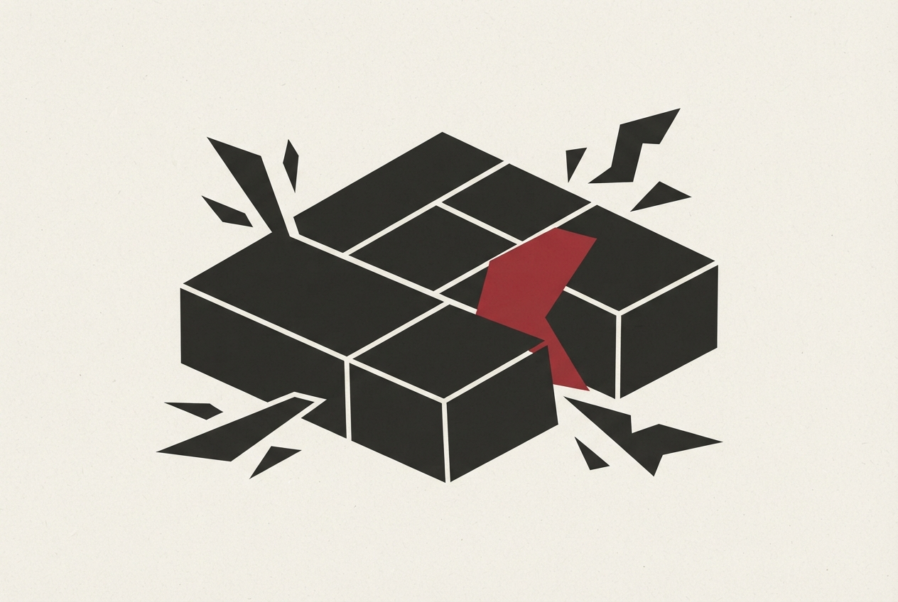 Abstract editorial illustration