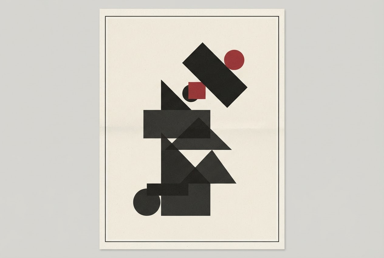 Abstract editorial illustration