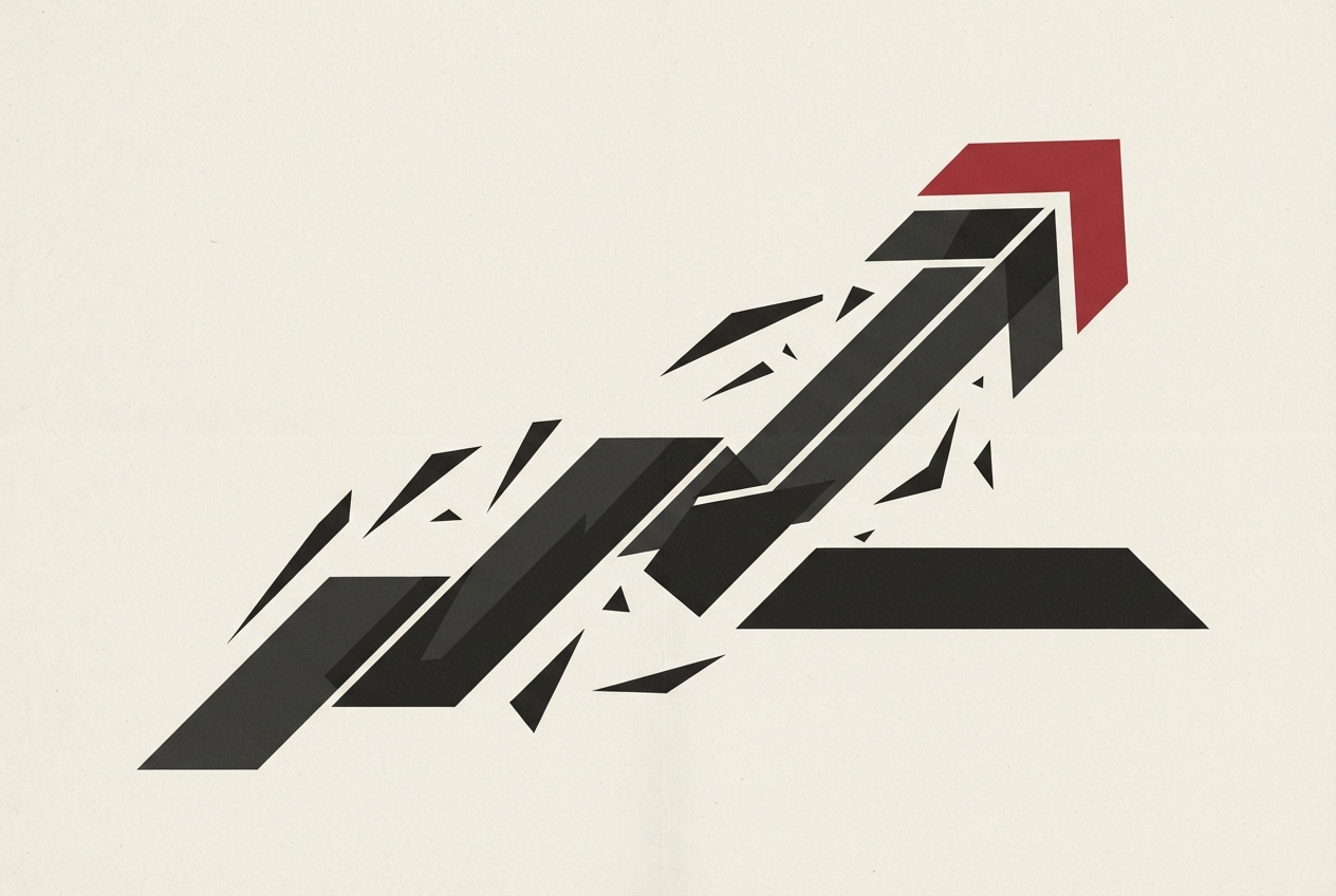 Abstract editorial illustration