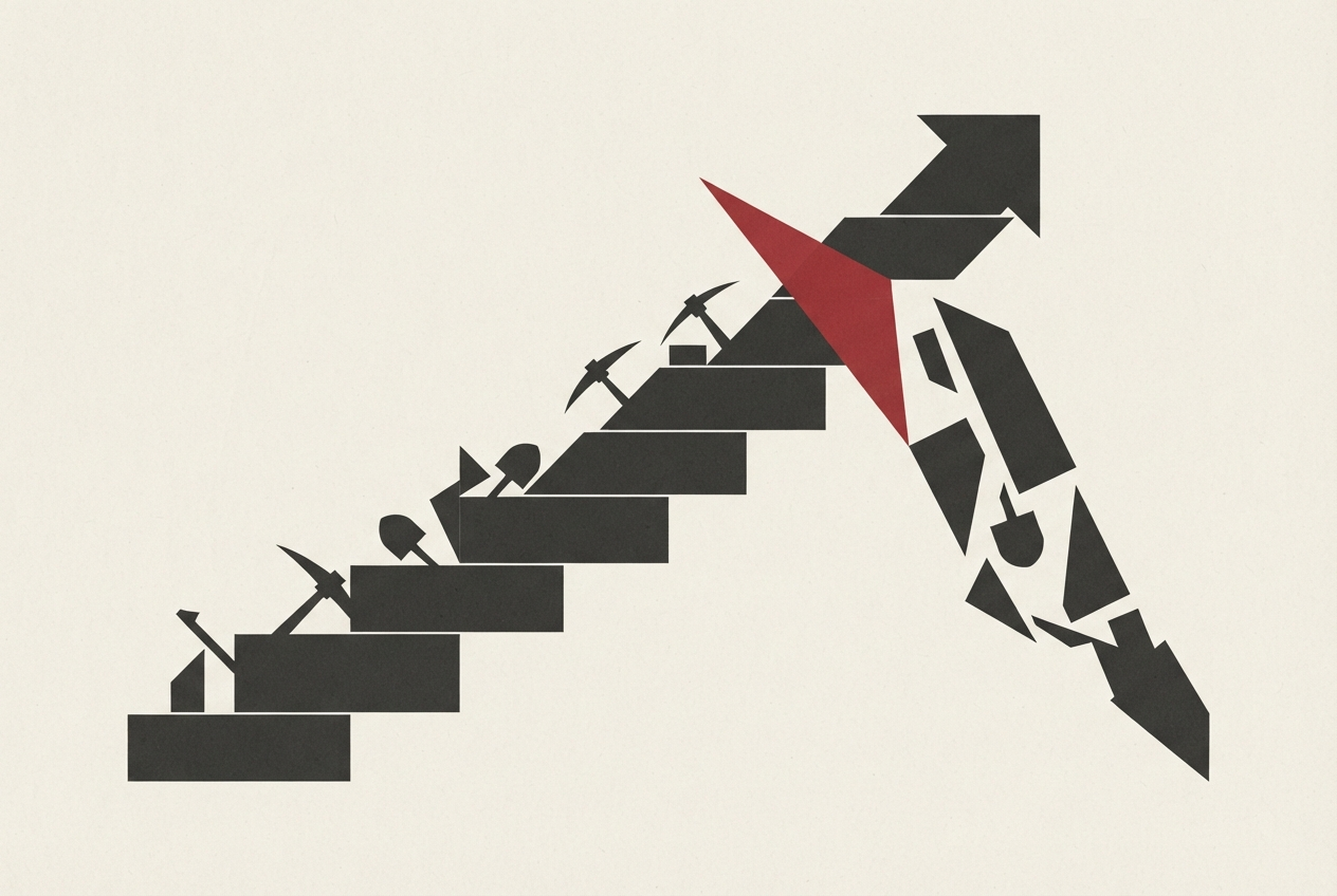Abstract editorial illustration
