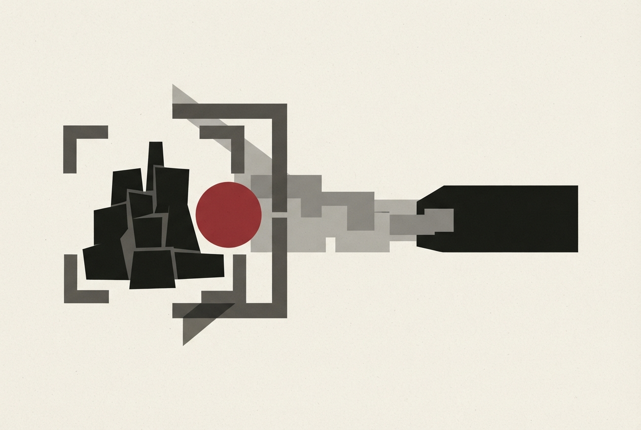 Abstract editorial illustration