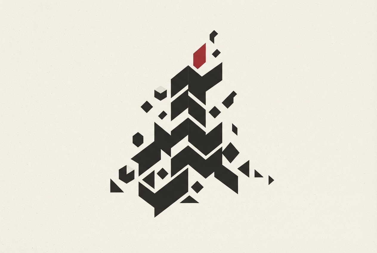 Abstract editorial illustration