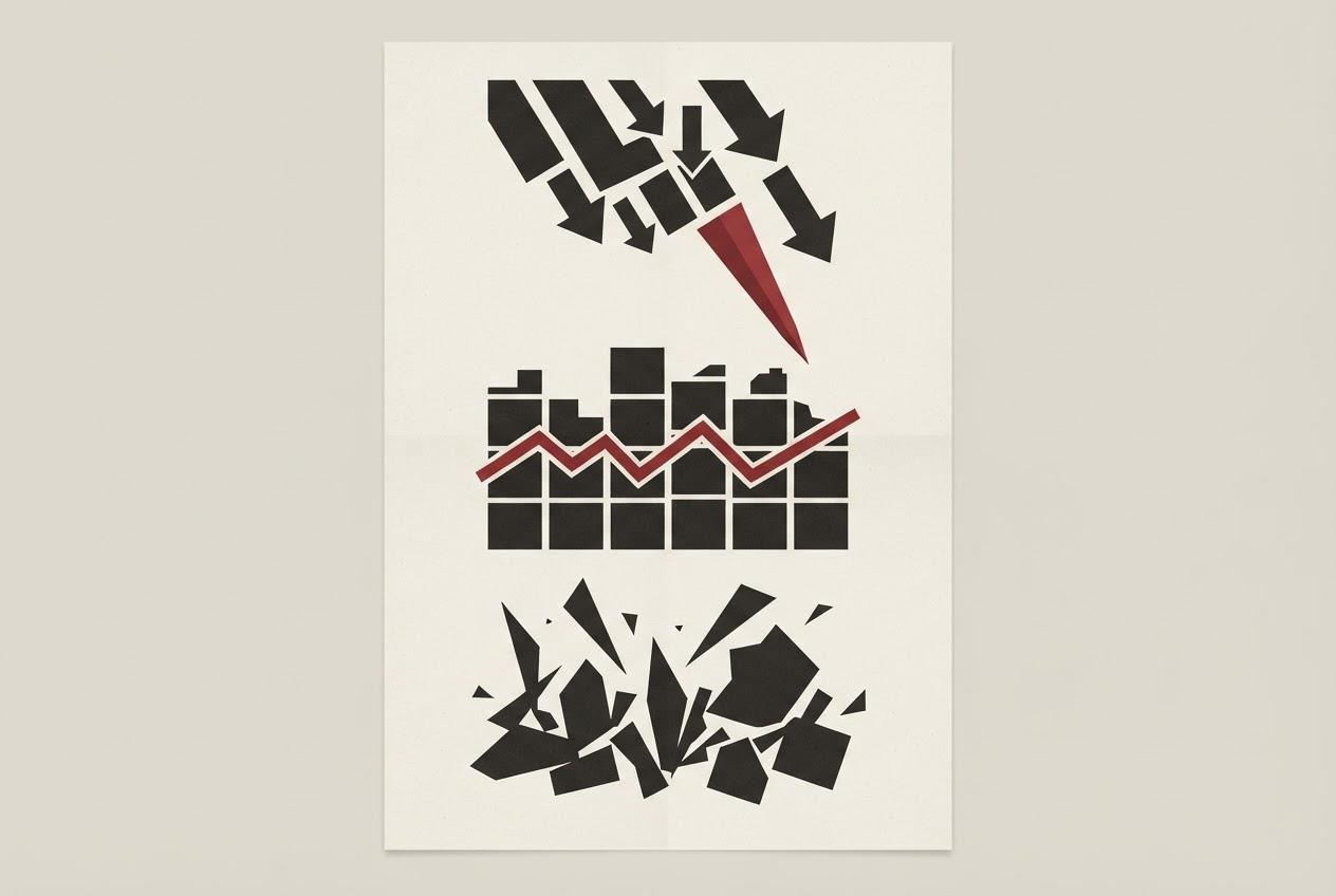 Abstract editorial illustration