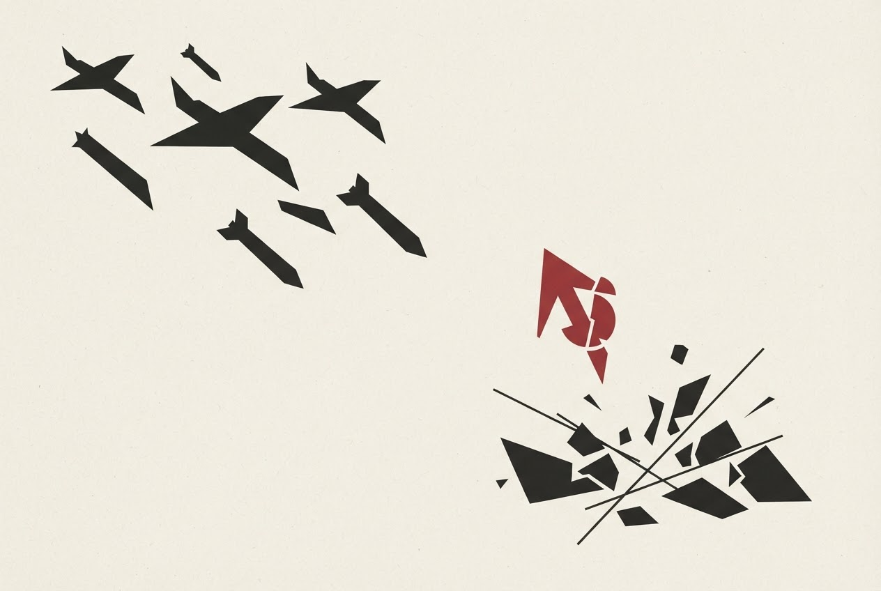 Abstract editorial illustration