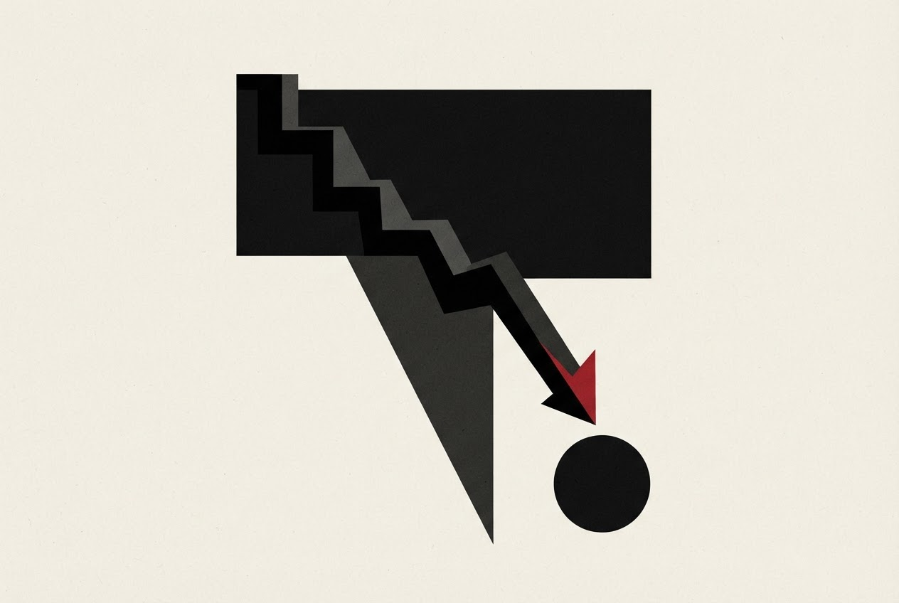 Abstract editorial illustration