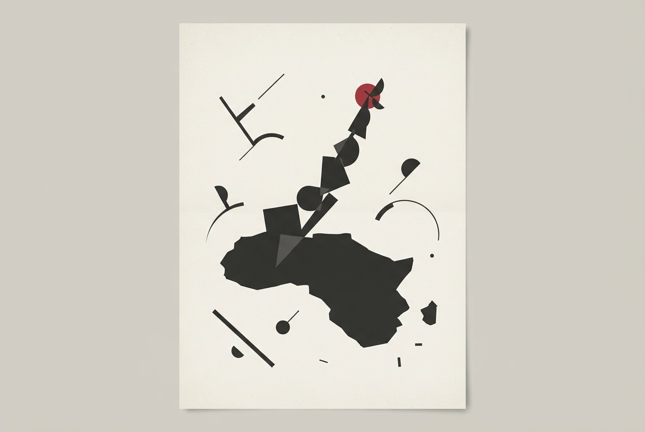 Abstract editorial illustration
