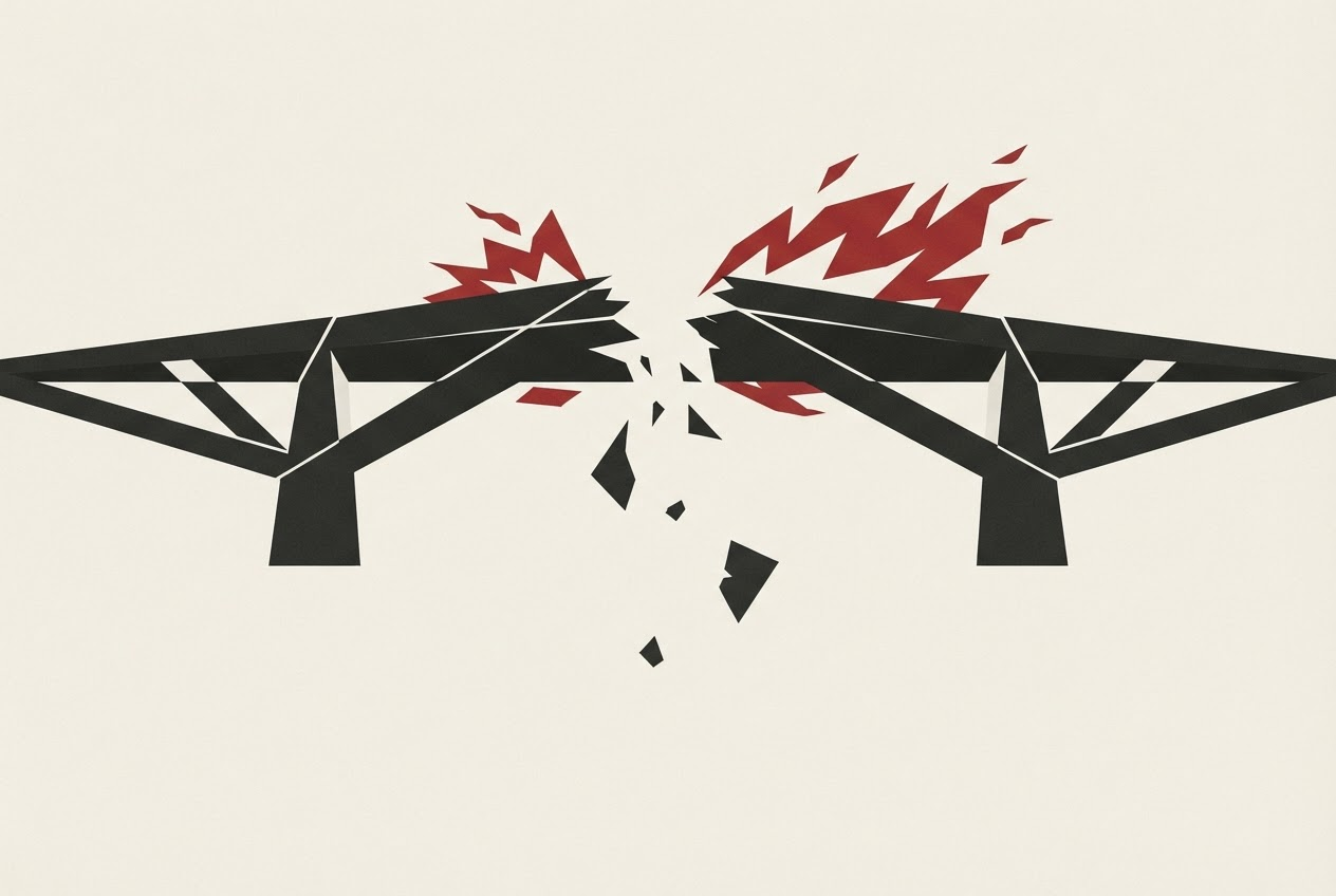 Abstract editorial illustration