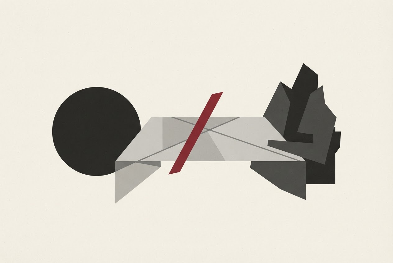 Abstract editorial illustration