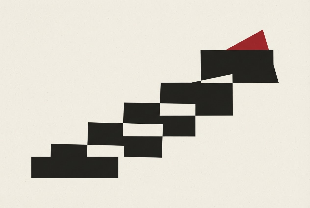 Abstract editorial illustration