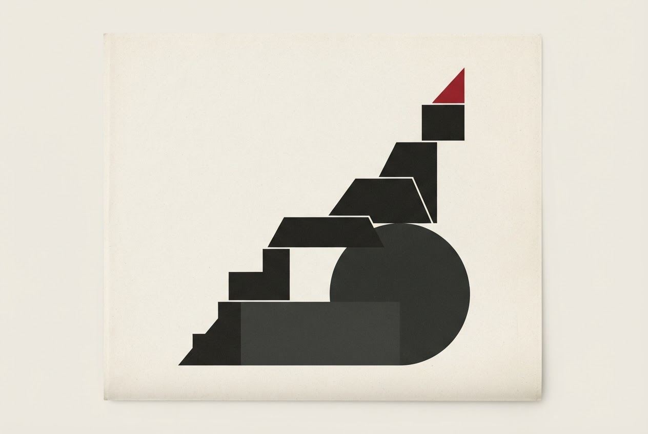 Abstract editorial illustration
