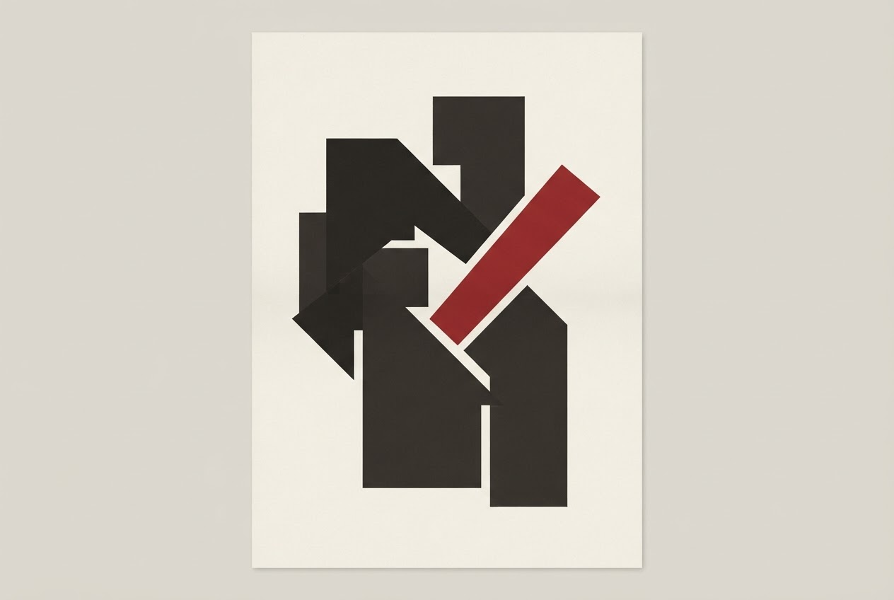 Abstract editorial illustration
