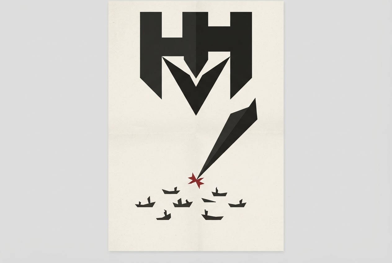 Abstract editorial illustration