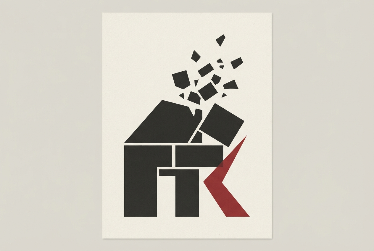 Abstract editorial illustration