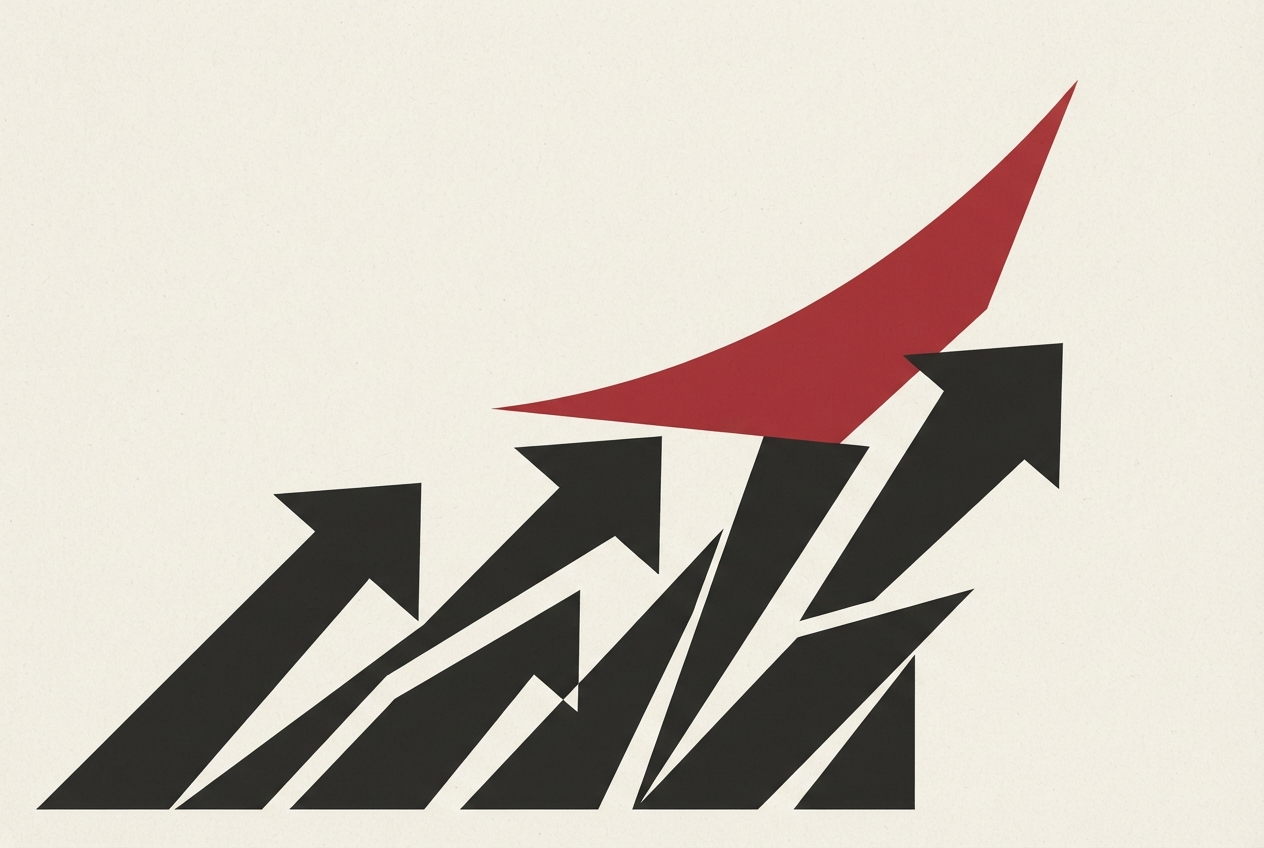 Abstract editorial illustration