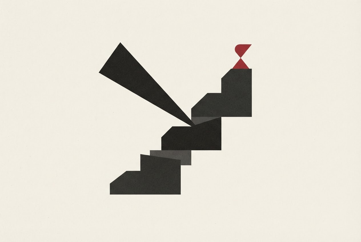 Abstract editorial illustration