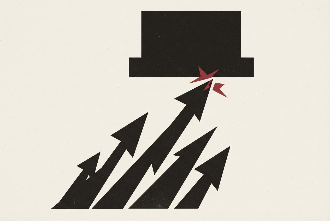Abstract editorial illustration