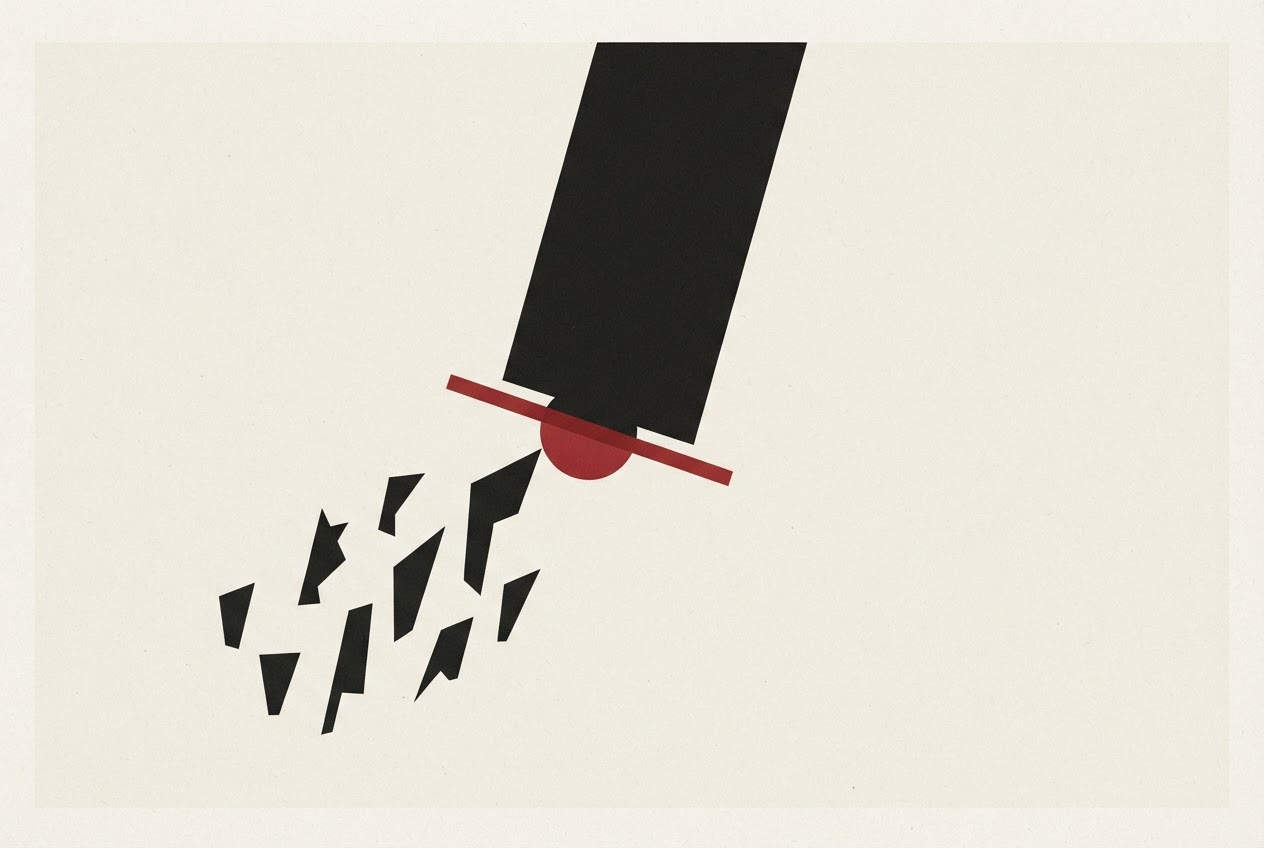 Abstract editorial illustration