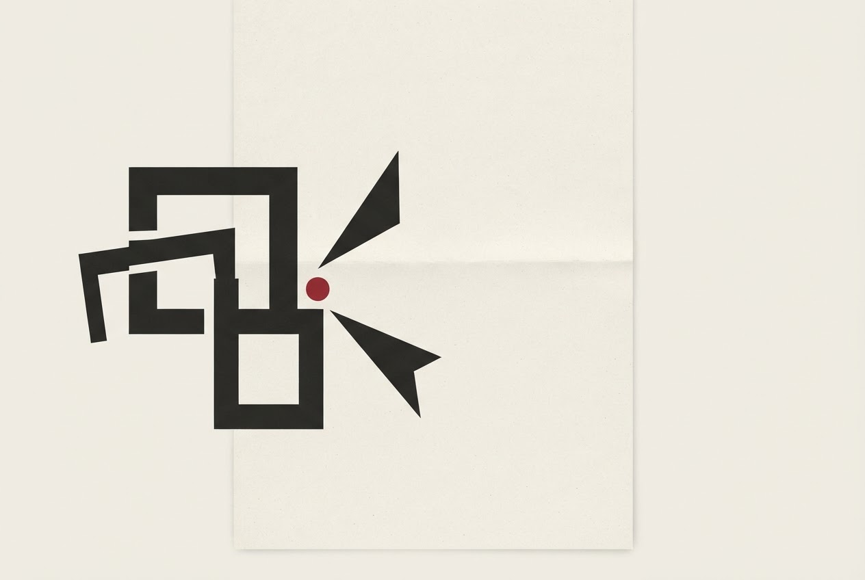 Abstract editorial illustration