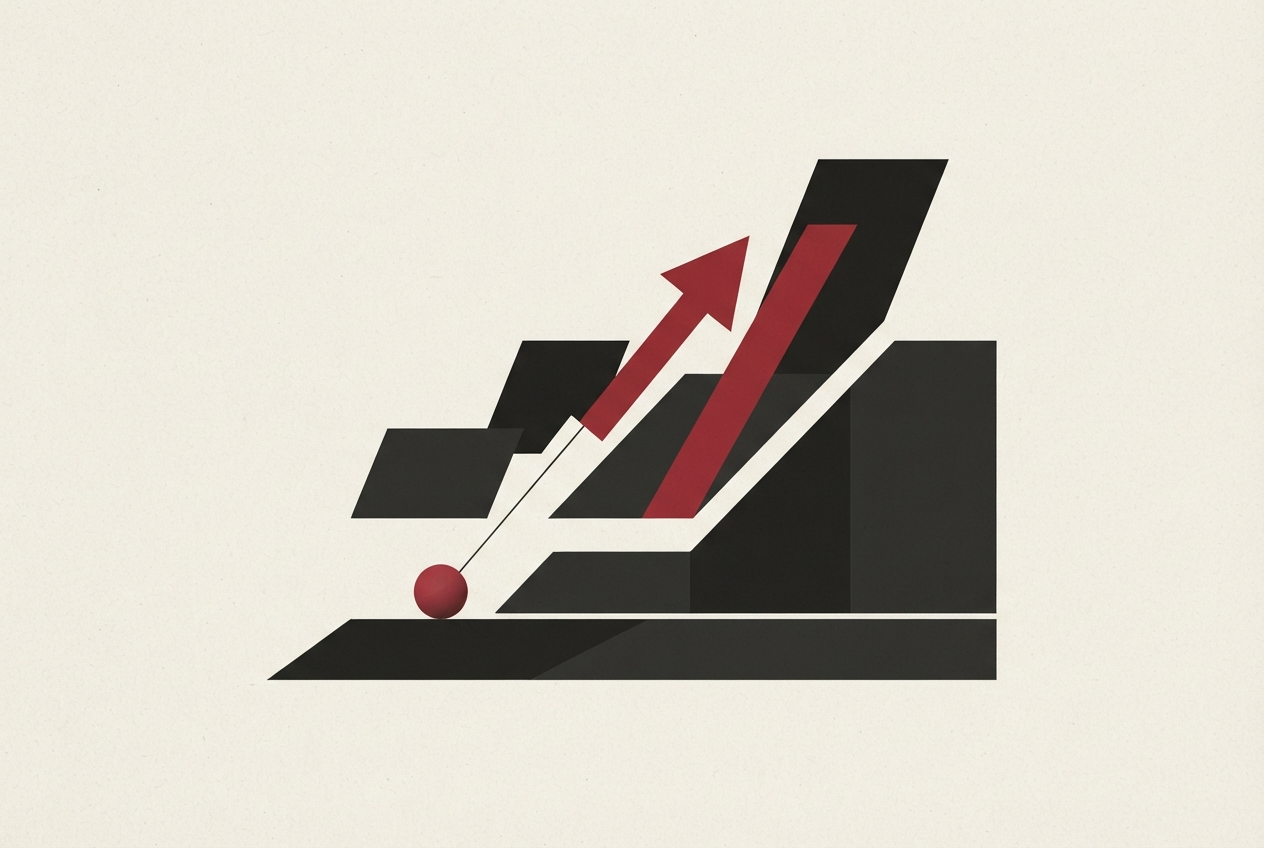 Abstract editorial illustration