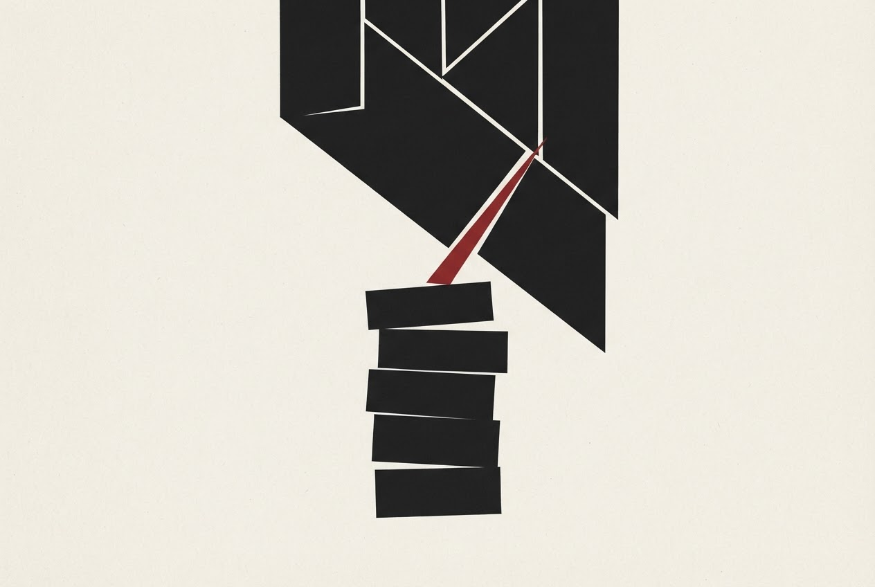 Abstract editorial illustration