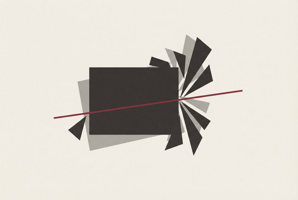 Abstract editorial illustration