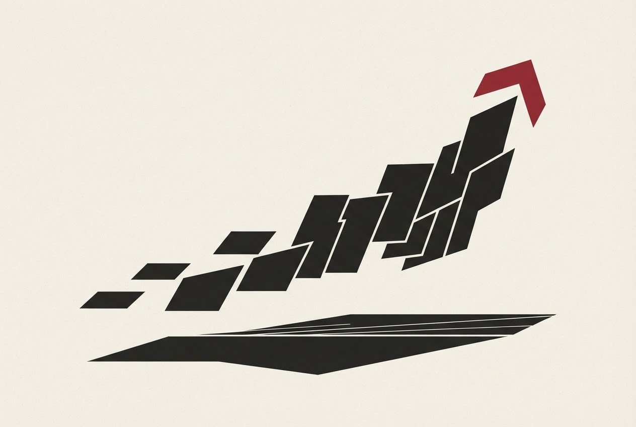 Abstract editorial illustration