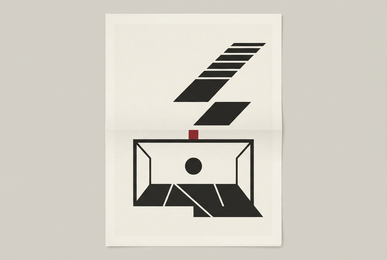 Abstract editorial illustration