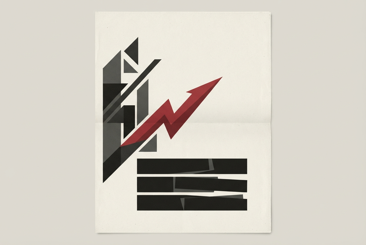 Abstract editorial illustration