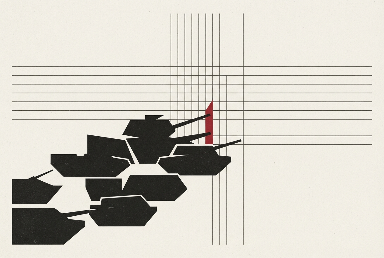 Abstract editorial illustration