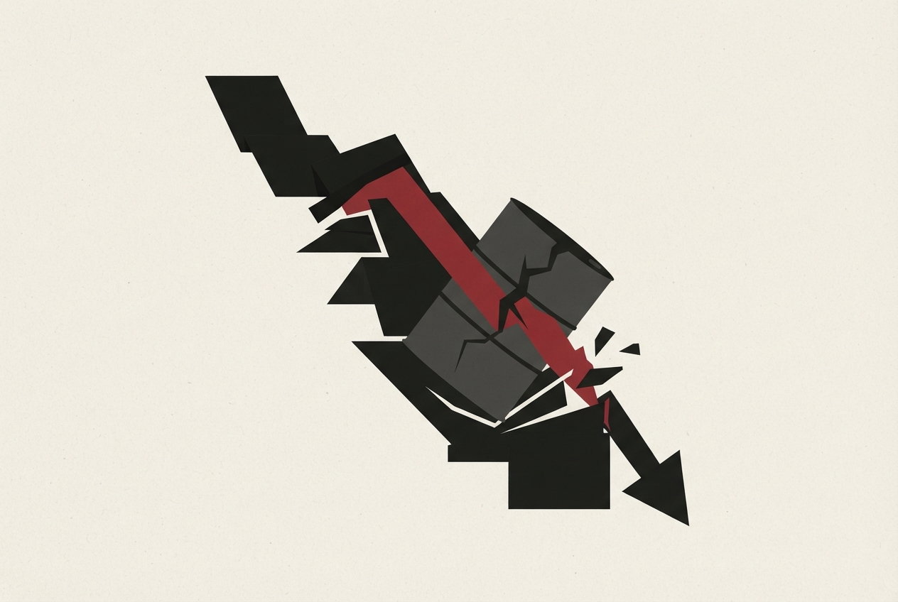 Abstract editorial illustration