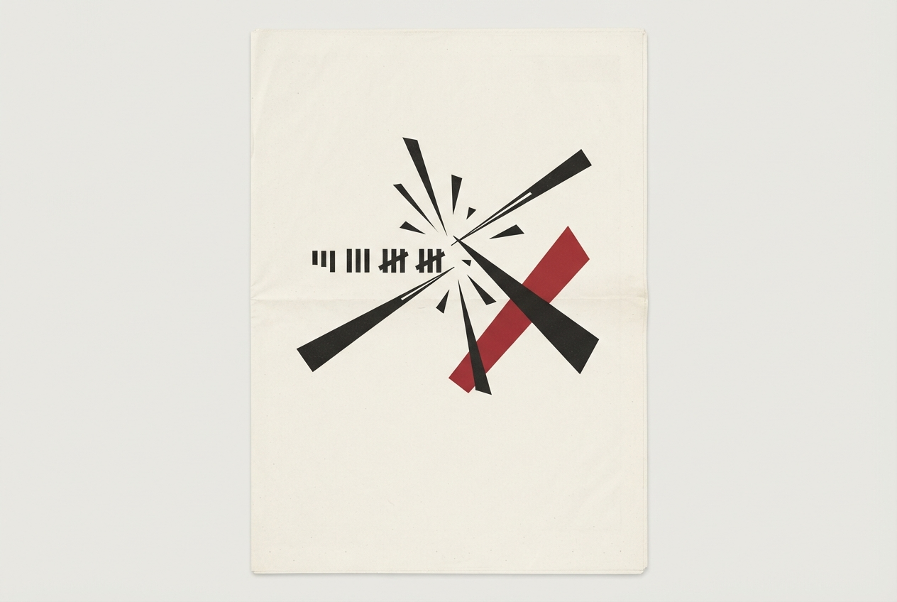 Abstract editorial illustration