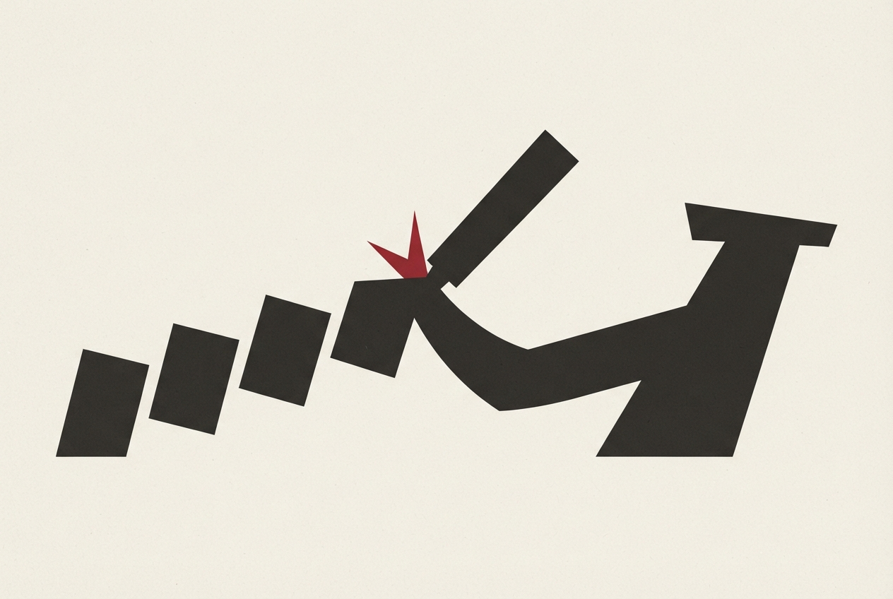 Abstract editorial illustration