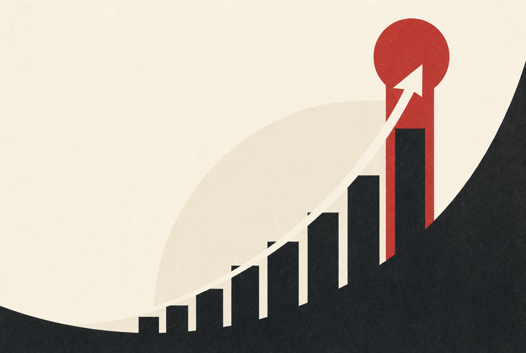 Abstract editorial illustration