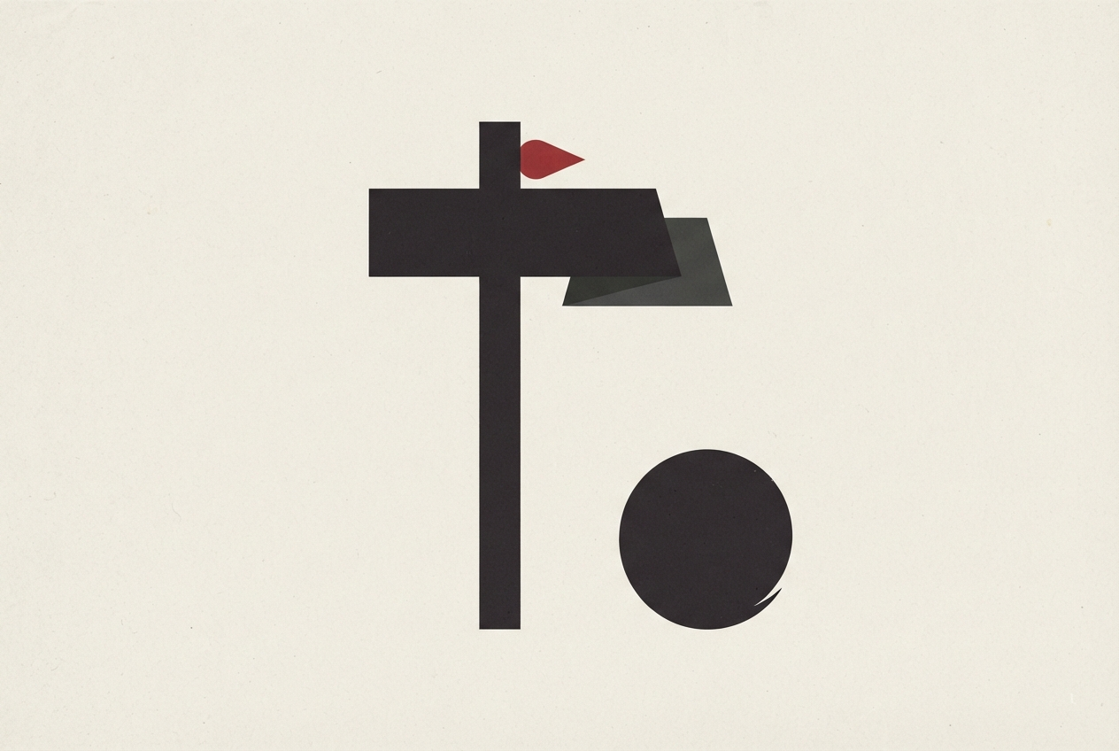 Abstract editorial illustration