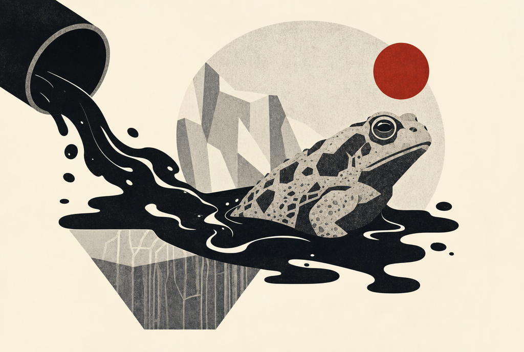Abstract editorial illustration