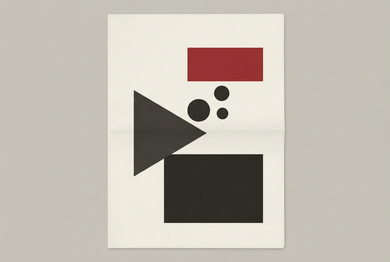 Abstract editorial illustration