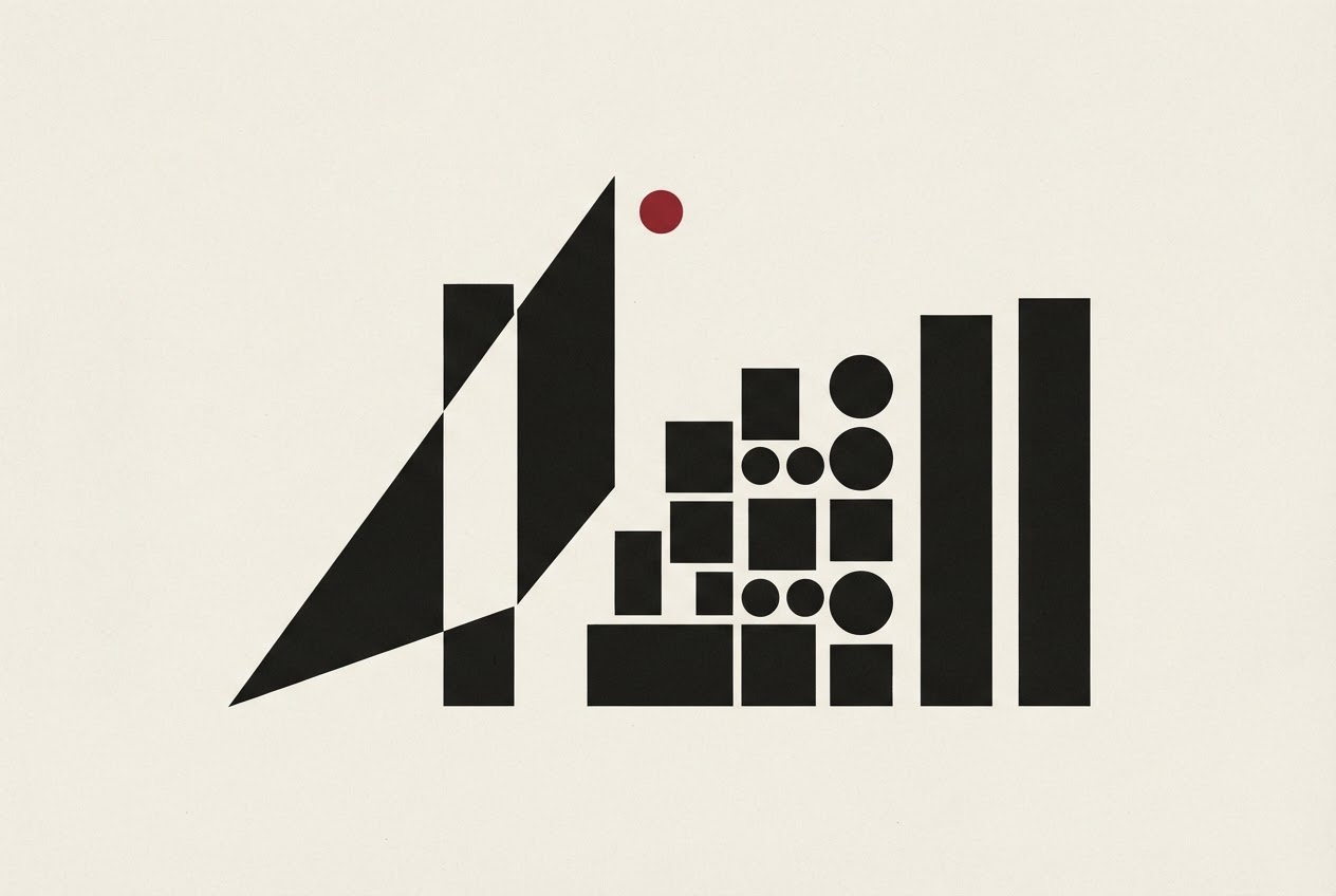 Abstract editorial illustration