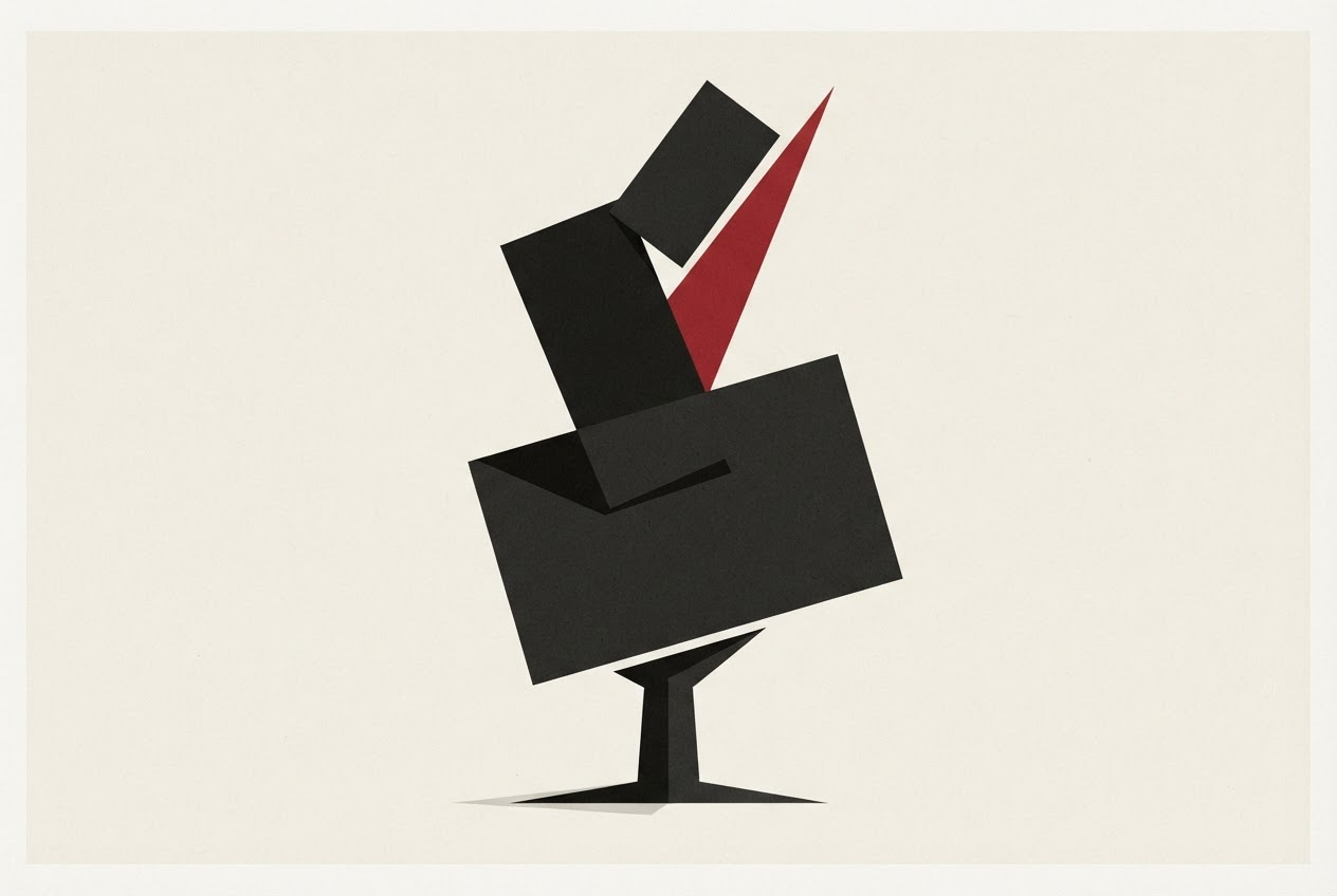 Abstract editorial illustration