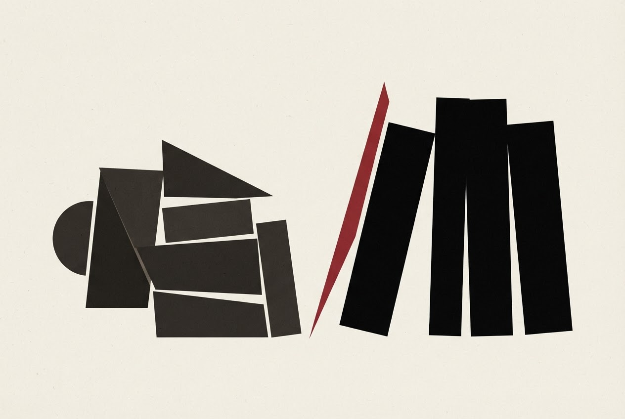 Abstract editorial illustration
