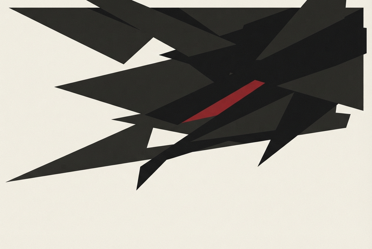 Abstract editorial illustration