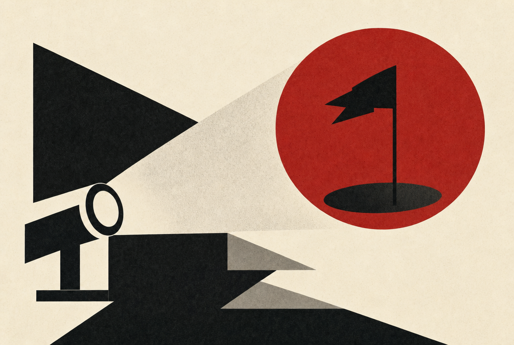 Abstract editorial illustration