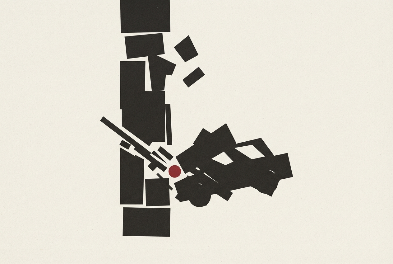 Abstract editorial illustration