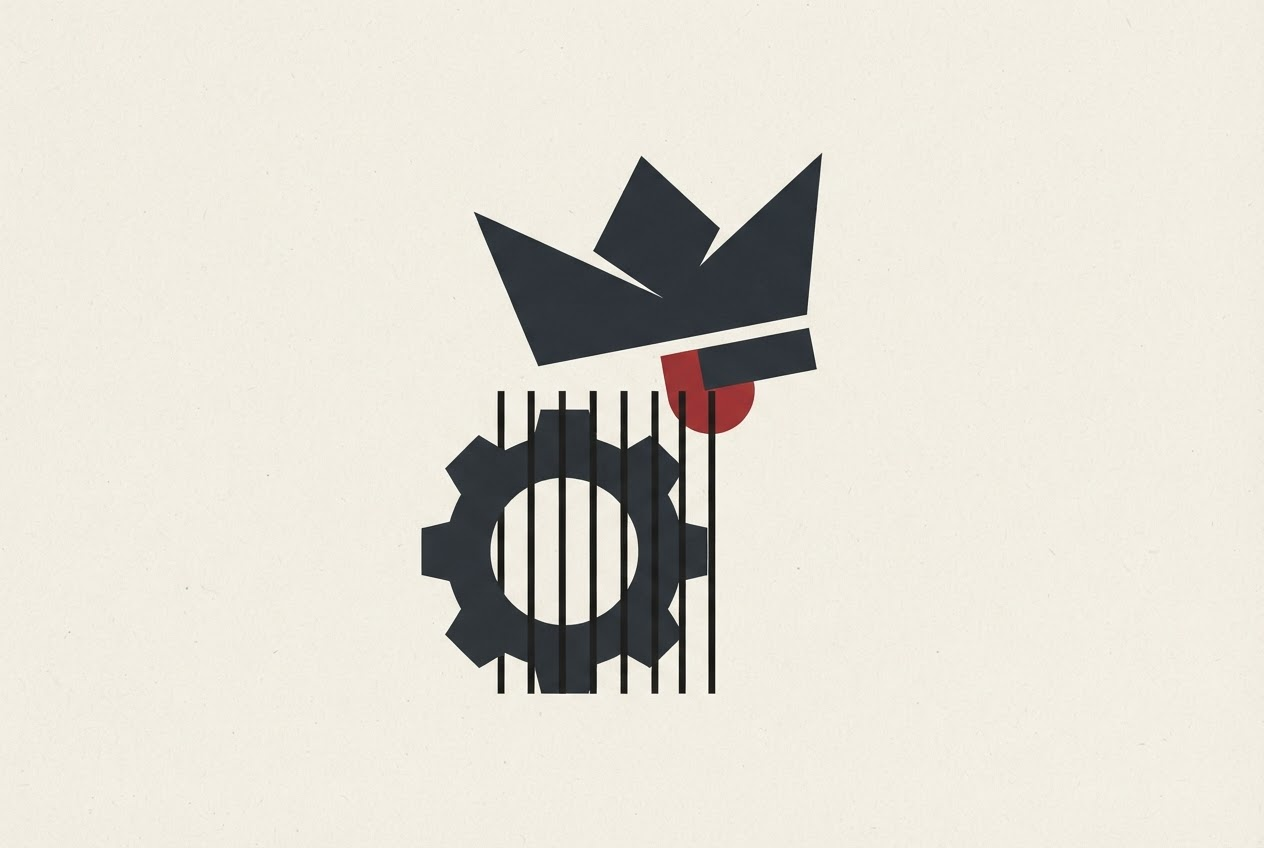 Abstract editorial illustration