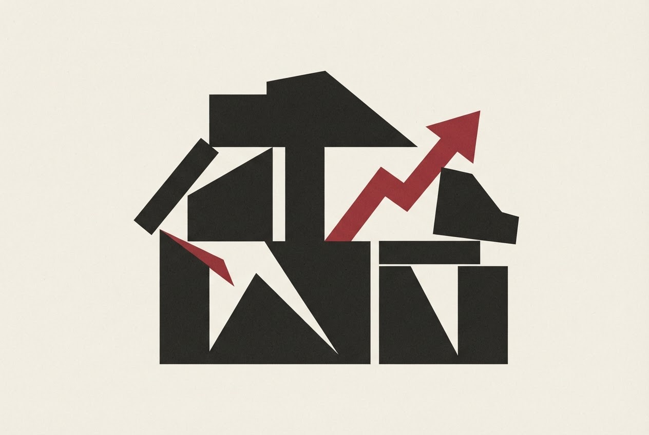 Abstract editorial illustration